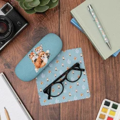 'snug As A Cub' Fox Glasses Case><noscript><img width=