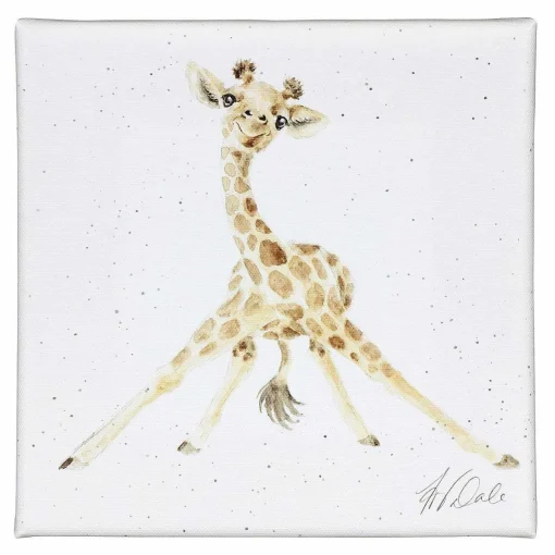 'stand Tall' Giraffe Small Canvas>Wrendale Hot