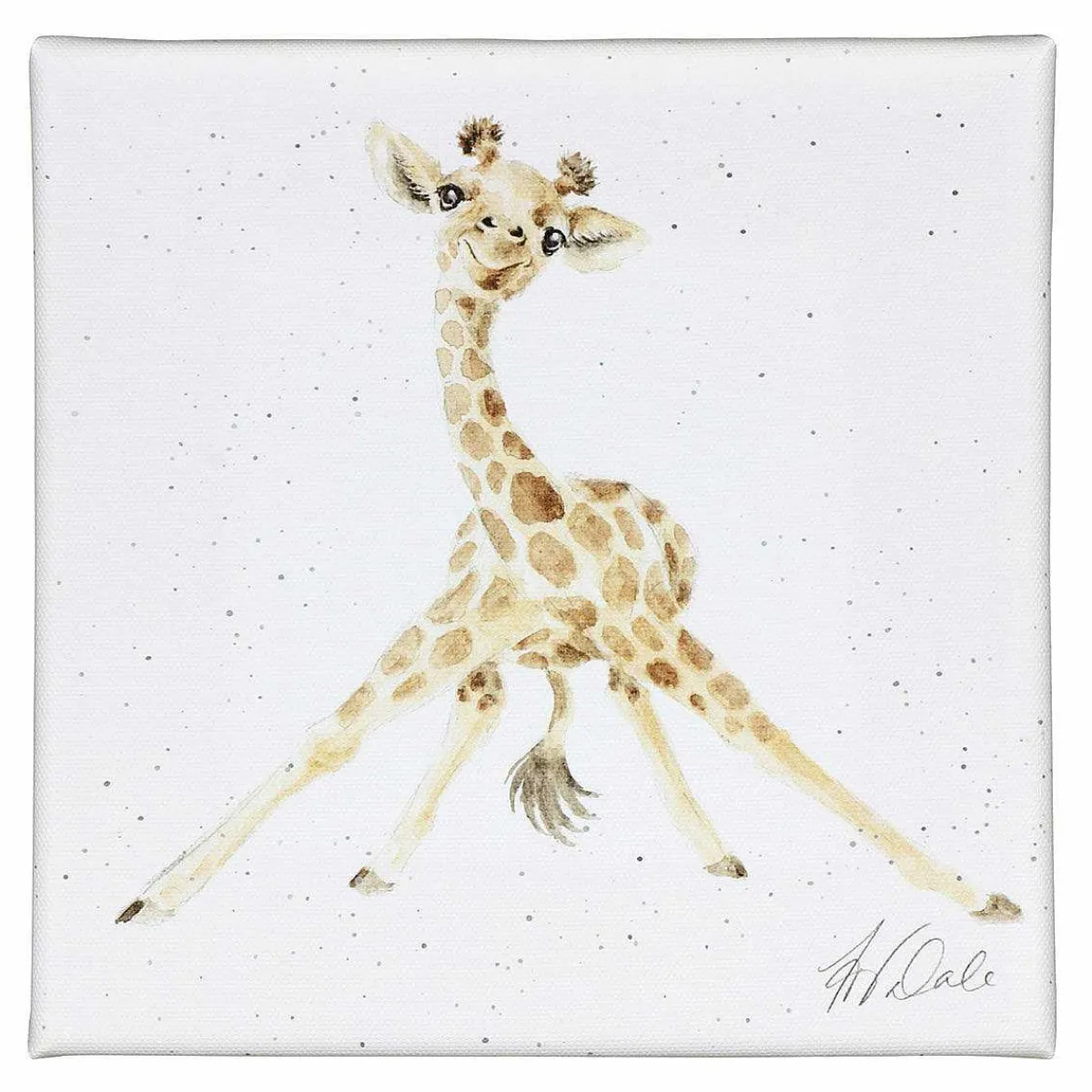 'stand Tall' Giraffe Small Canvas>Wrendale Hot