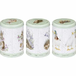 'The Country Set' Green Tea, Coffee & Sugar Canisters Set>Wrendale Sale