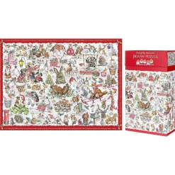 'The Country Set Christmas' 1000 Piece Jigsaw Puzzle><noscript><img width=