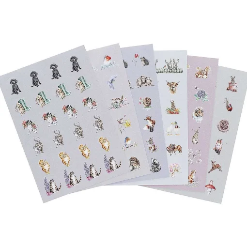 'The Country Set' Stickers>Wrendale Store