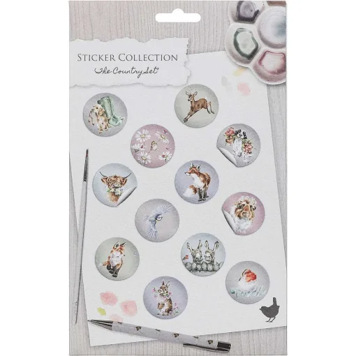 'The Country Set' Stickers>Wrendale Store