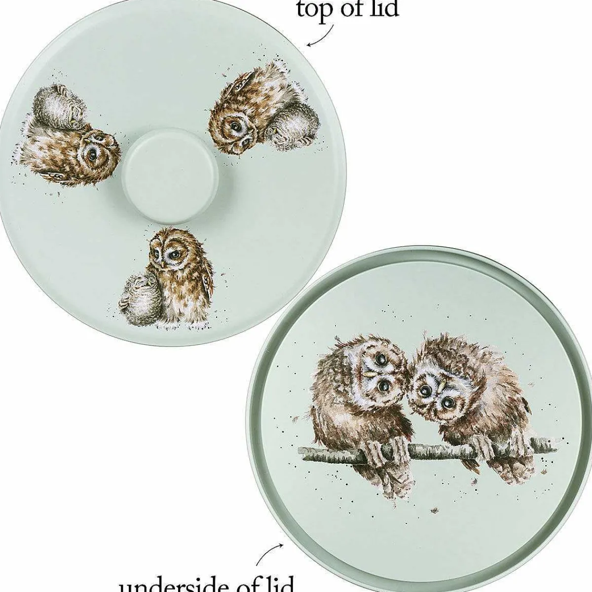 'The Country Set' Green Biscuit Barrel>Wrendale Cheap