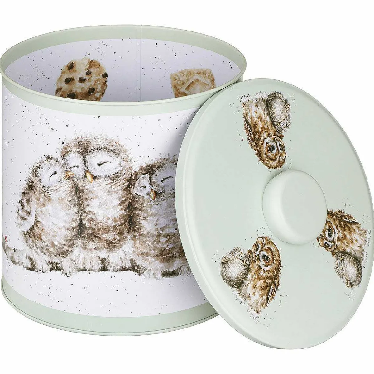 'The Country Set' Green Biscuit Barrel>Wrendale Cheap