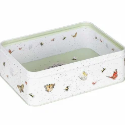 'The Country Set' Green Rectangular Tin>Wrendale Clearance
