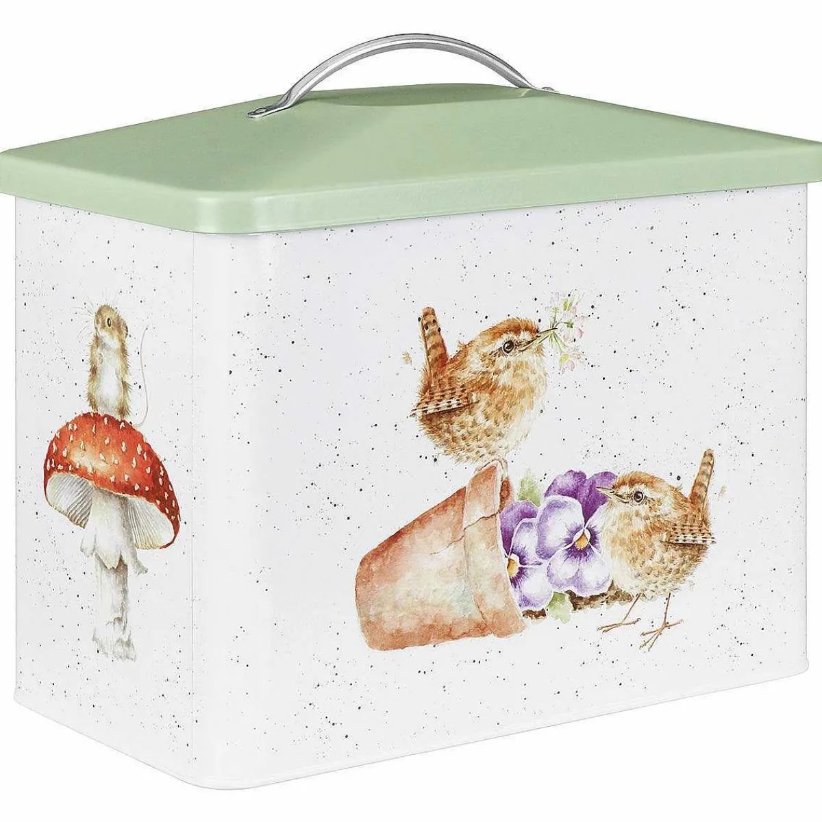 'The Country Set' Green Bread Bin>Wrendale Cheap