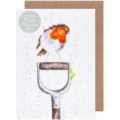 'The Gardener's Friend' Robin Seed Card><noscript><img width=
