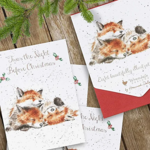'The Night Before Christmas' Set Of 8 Christmas Cards>Wrendale Online