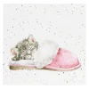 'The Snuggle Is Real' Cat Greetings Card>Wrendale Best Sale