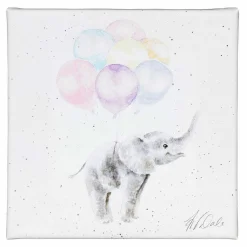 'Up And Away' Elephant Small Canvas><noscript><img width=