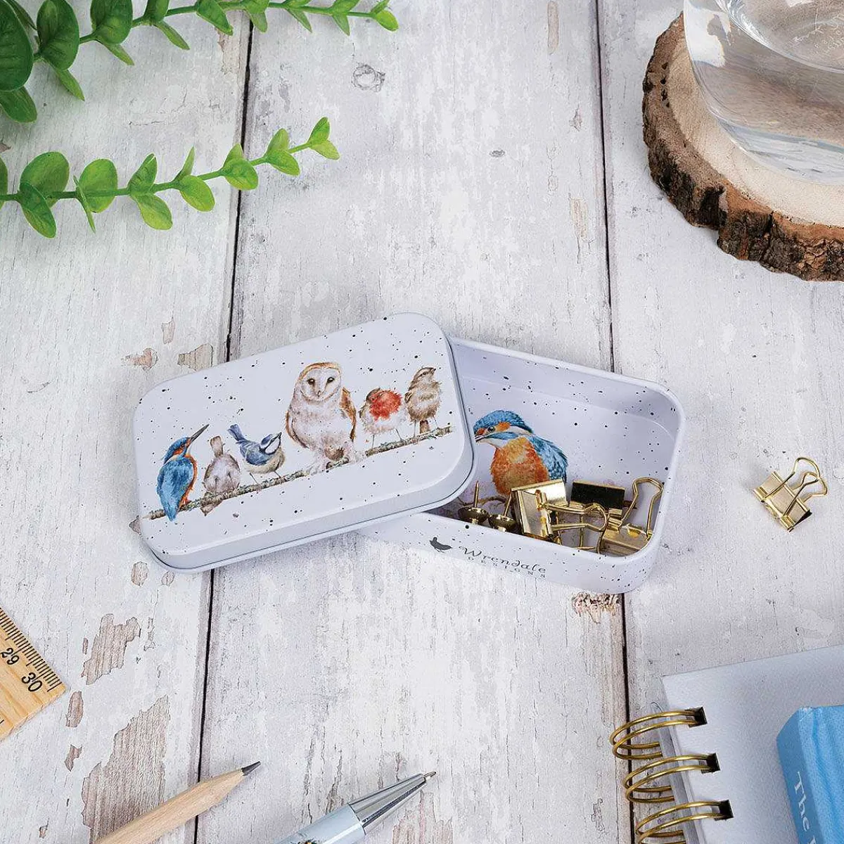 'Variety Of Life' Bird Keepsake Tin>Wrendale New