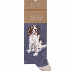 Willow Spaniel Men's Bamboo Socks>Wrendale Shop