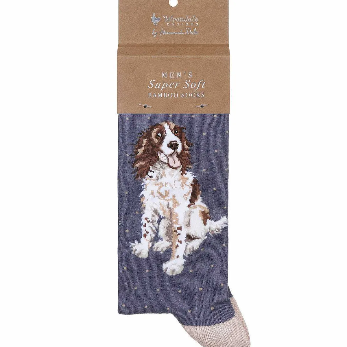 Willow Spaniel Men's Bamboo Socks>Wrendale Shop