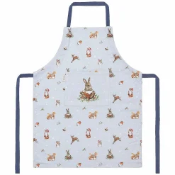 'Winter Woodland' Woodlanders Cotton Apron>Wrendale Best Sale