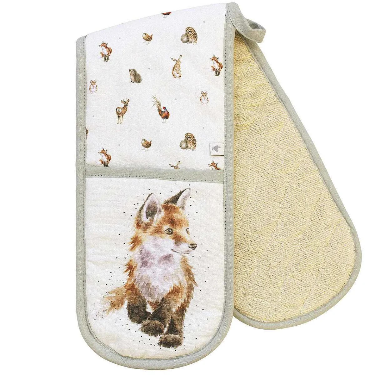 Woodlanders Fox Double Oven Glove>Wrendale Online