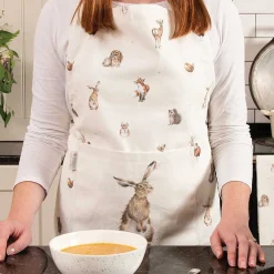 Woodlanders Hare Cotton Apron>Wrendale Flash Sale