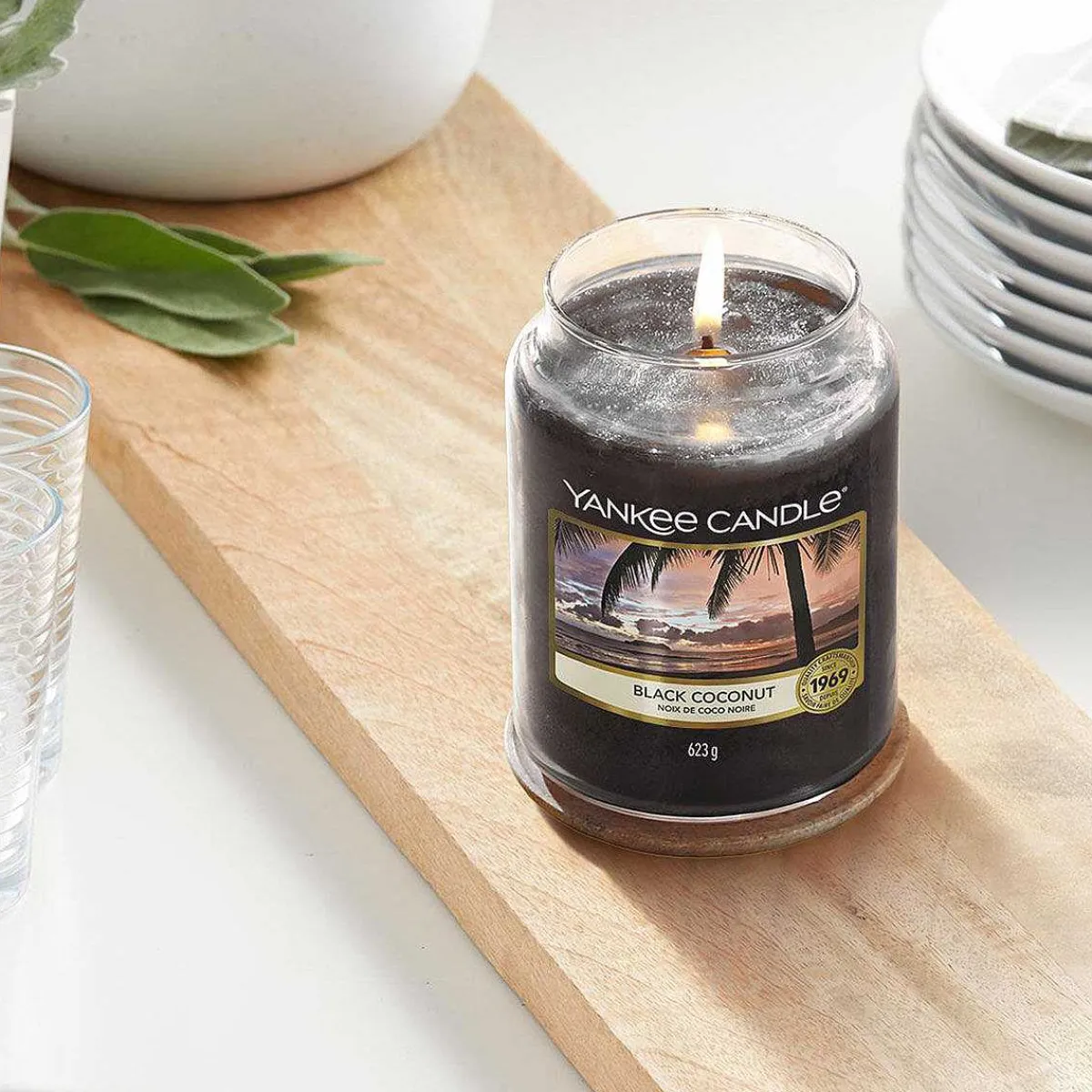 Black Coconut Large Jar Candle>Yankee Candle Cheap