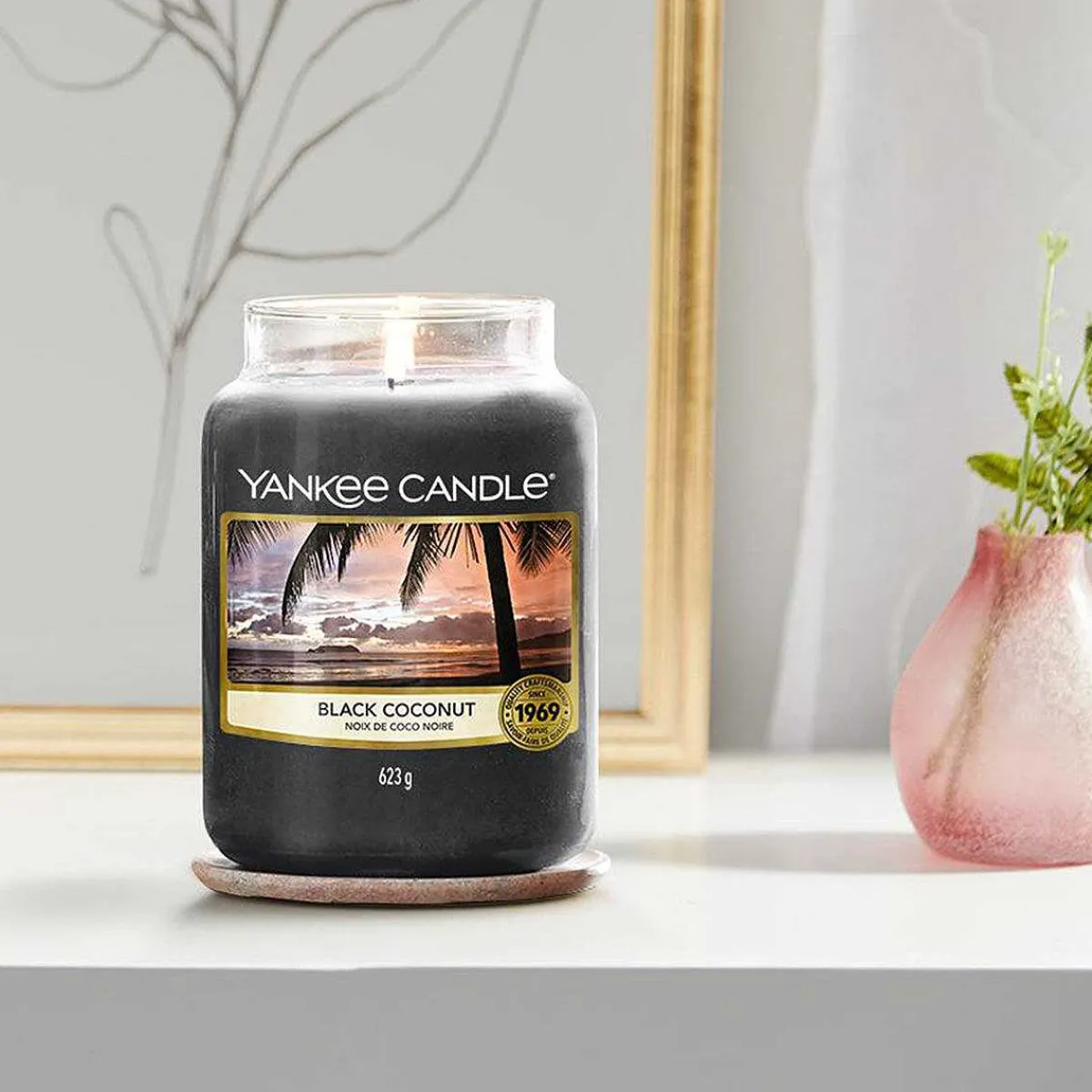 Black Coconut Large Jar Candle>Yankee Candle Cheap
