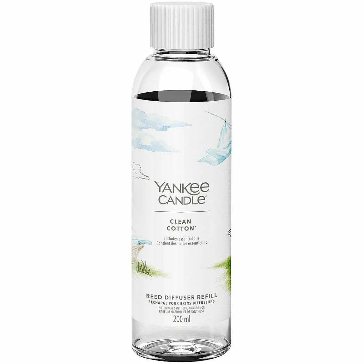 Clean Cotton 200Ml Signature Reed Diffuser Refill>Yankee Candle Fashion