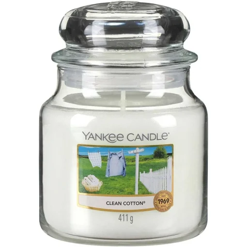 Clean Cotton Medium Jar Candle>Yankee Candle Sale
