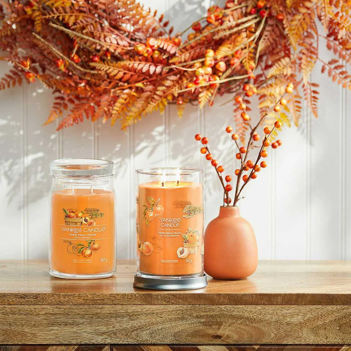 Farm Fresh Peach Signature Large Jar Candle>Yankee Candle Best