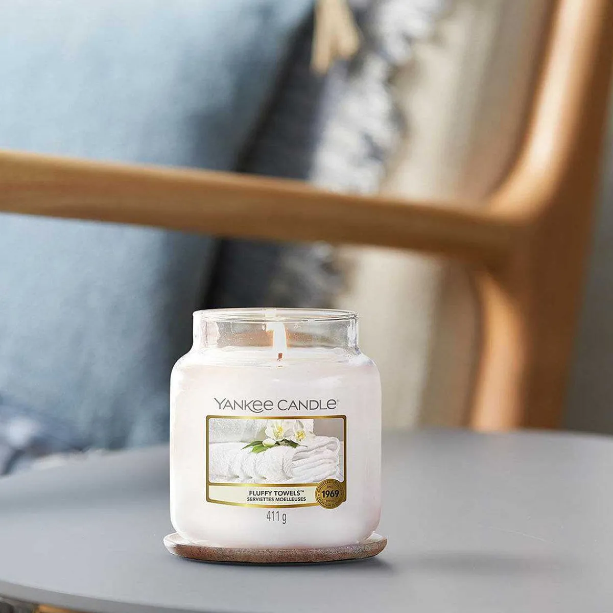 Fluffy Towels Medium Jar Candle>Yankee Candle New