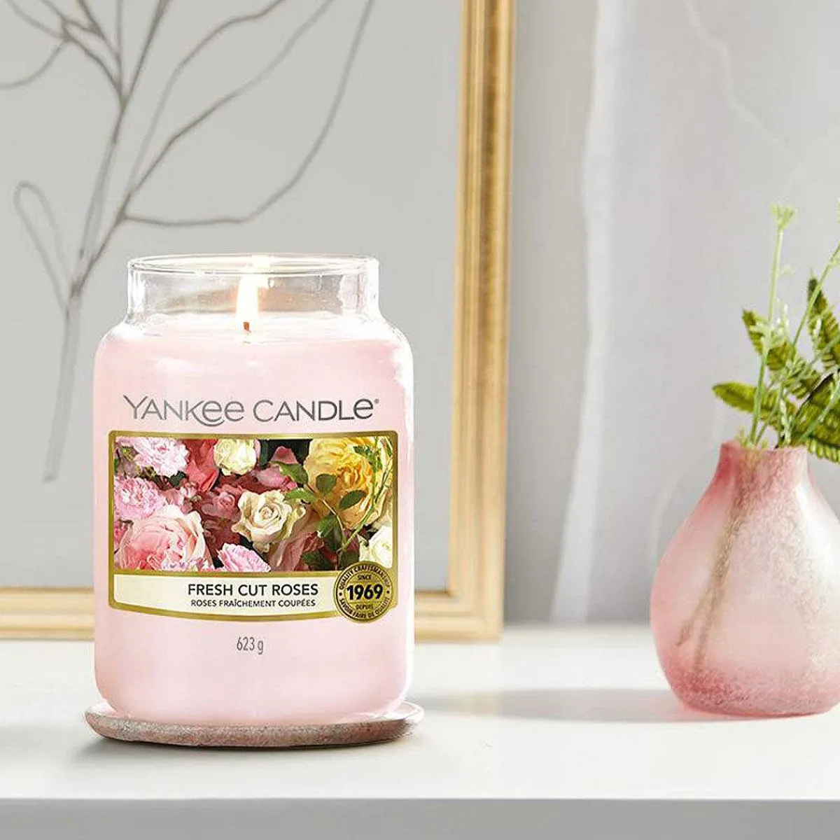 Fresh Cut Roses Large Jar Candle>Yankee Candle Cheap