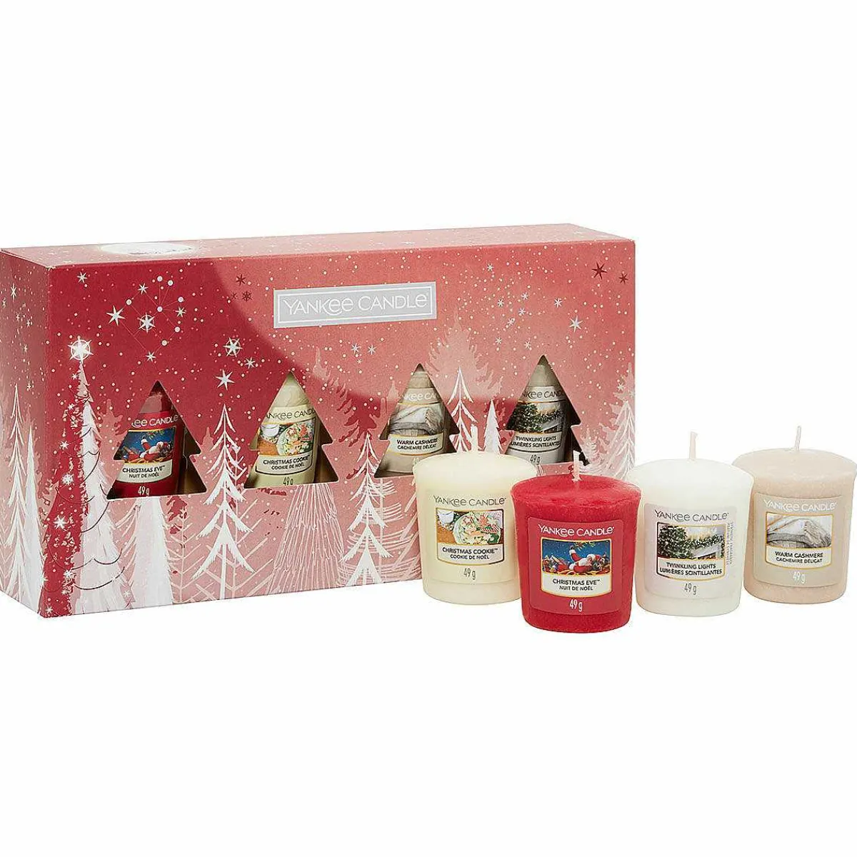 Holiday Bright Lights Four Sampler Votive Gift Set>Yankee Candle Outlet