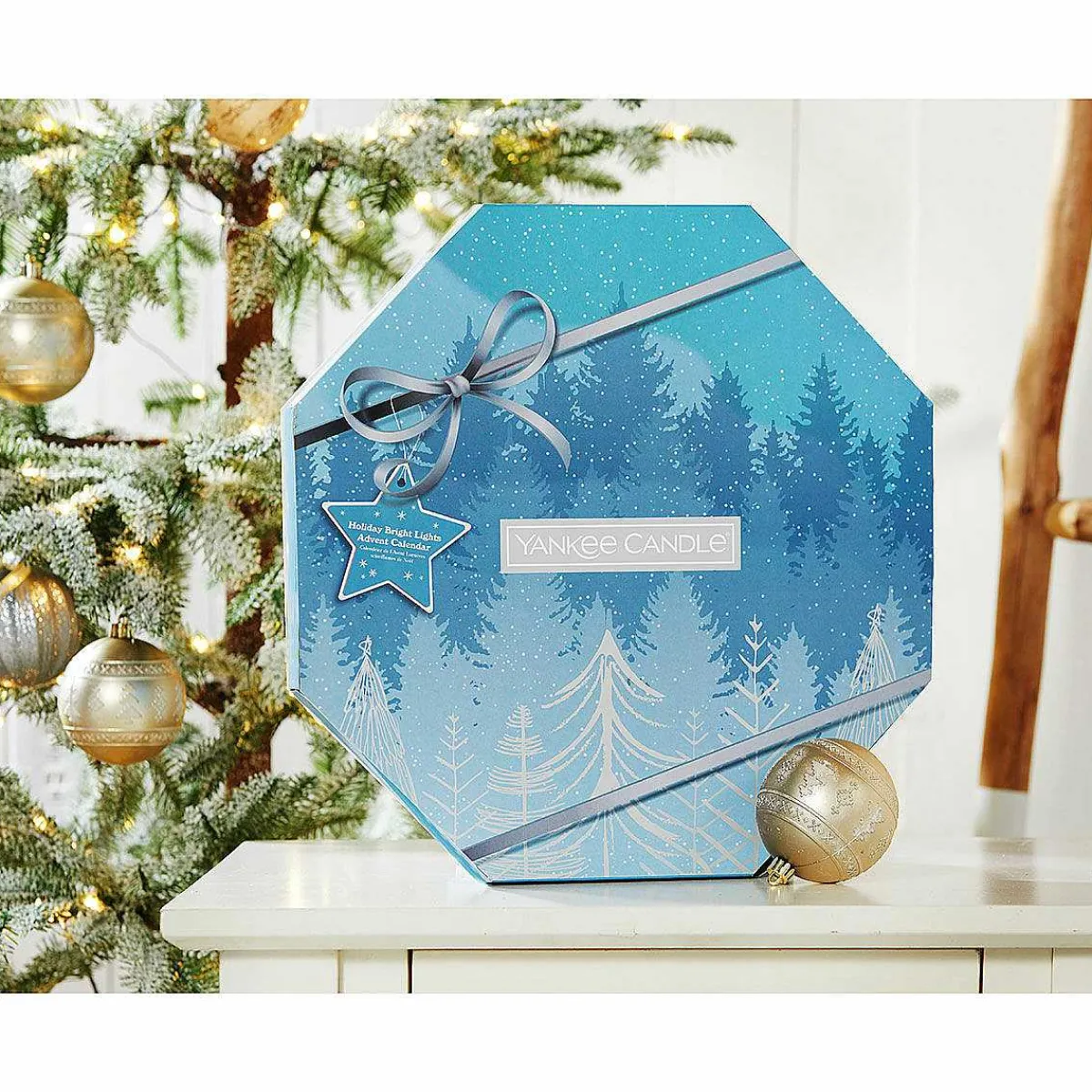 Holiday Bright Lights Advent Calendar Wreath>Yankee Candle New