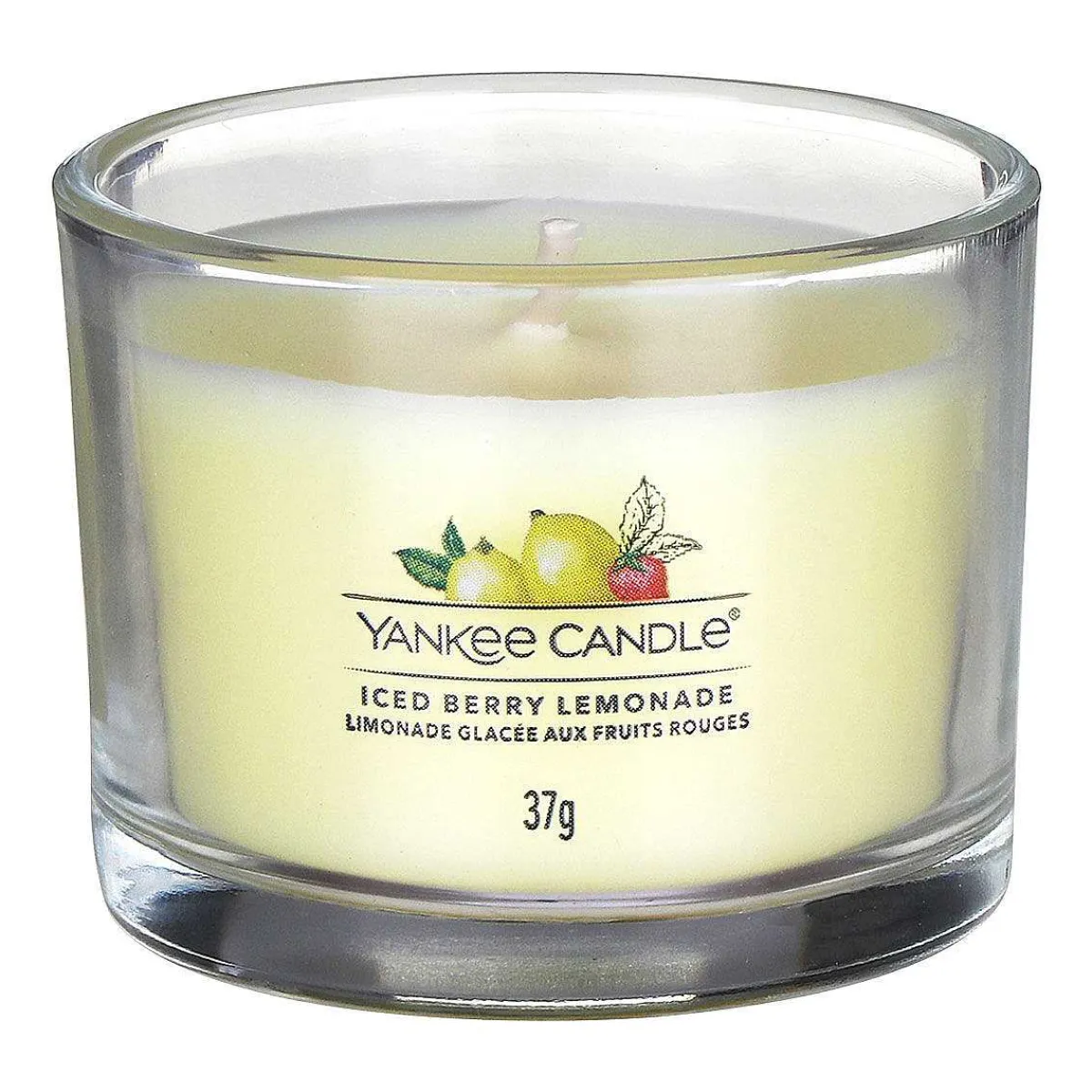 Iced Berry Lemonade Single Signature Filled Votive>Yankee Candle Hot