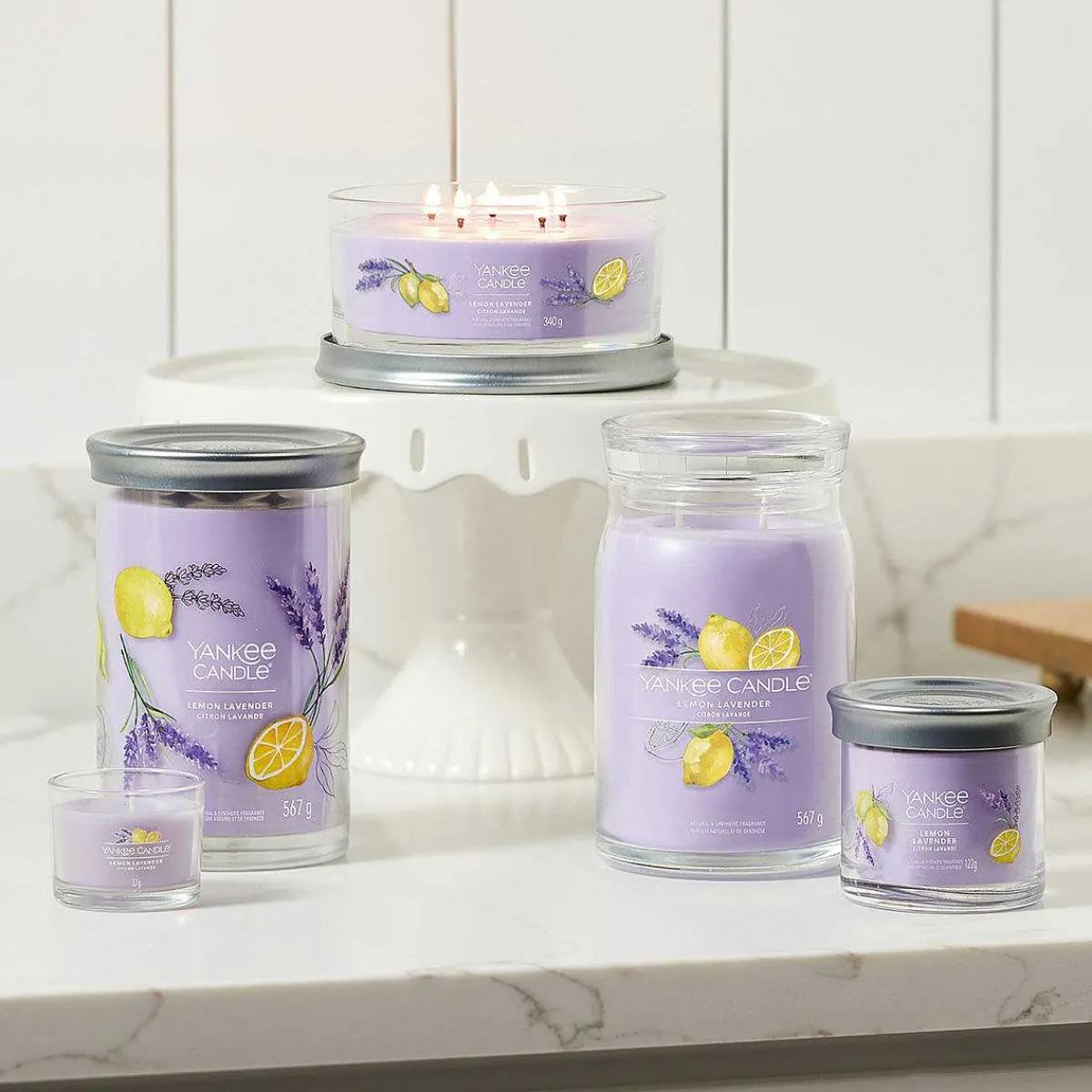 Lemon Lavender Signature Filled Votive>Yankee Candle Fashion