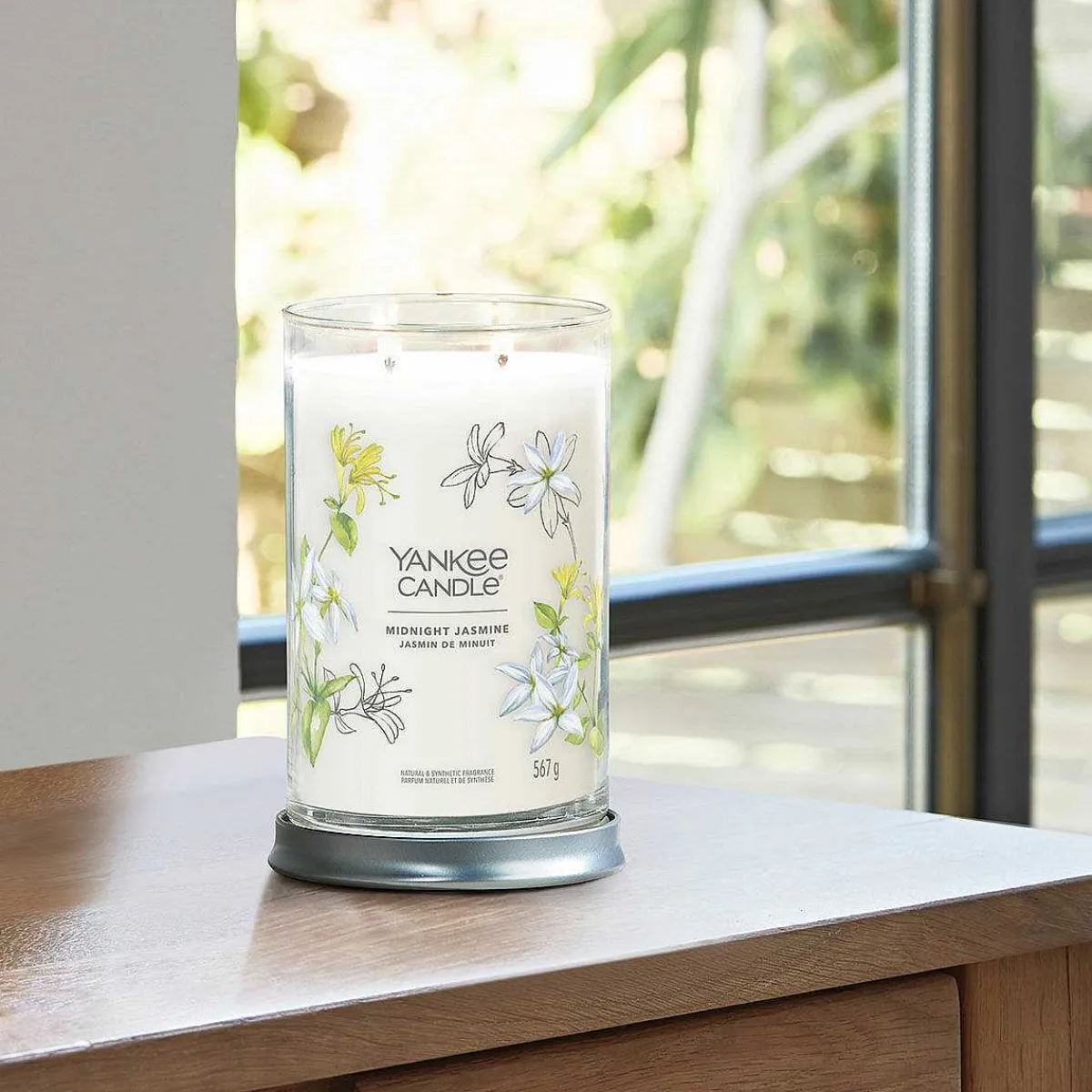 Midnight Jasmine Signature Large Tumbler Candle>Yankee Candle Store