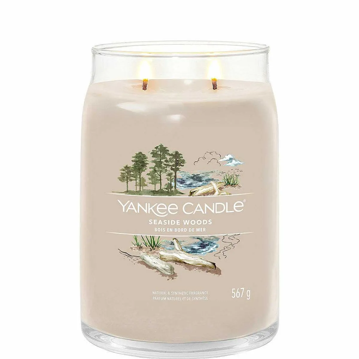 Seaside Woods Signature Large Jar Candle>Yankee Candle Shop