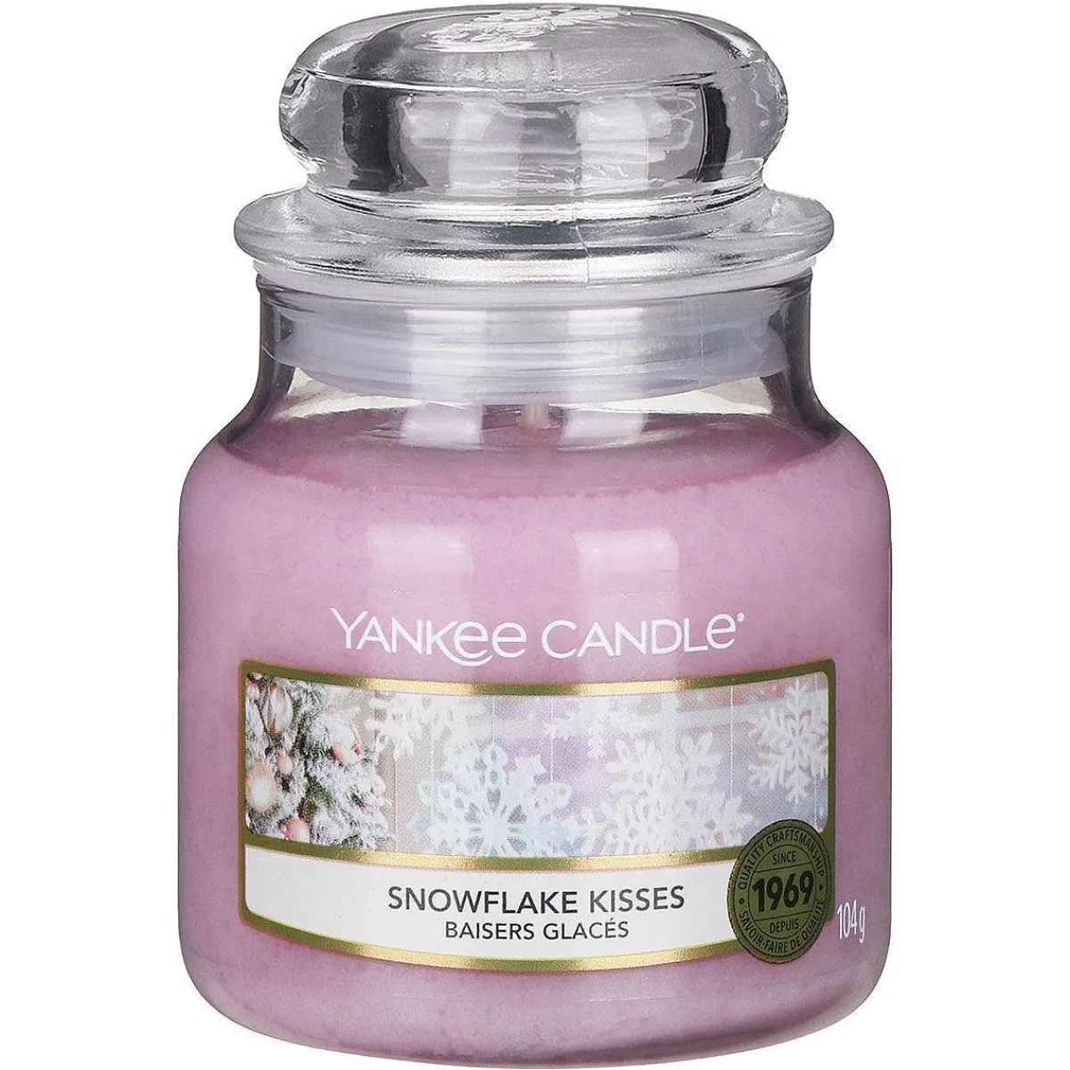 Snowflake Kisses Small Jar Candle>Yankee Candle Sale
