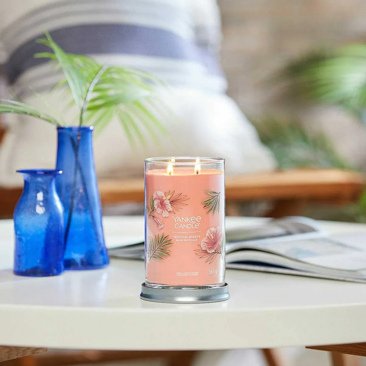 Tropical Breeze Signature Large Tumbler Candle>Yankee Candle Shop