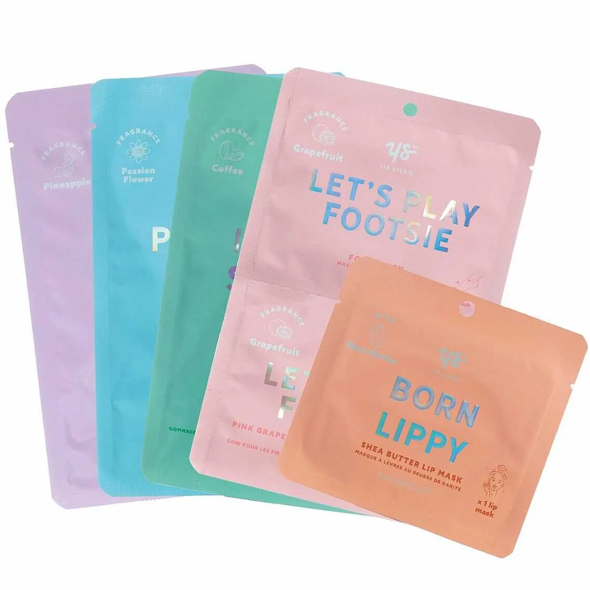 'self Care Sunday' Multi-Masking Pack Of 5 Masks>Yes Studio Shop