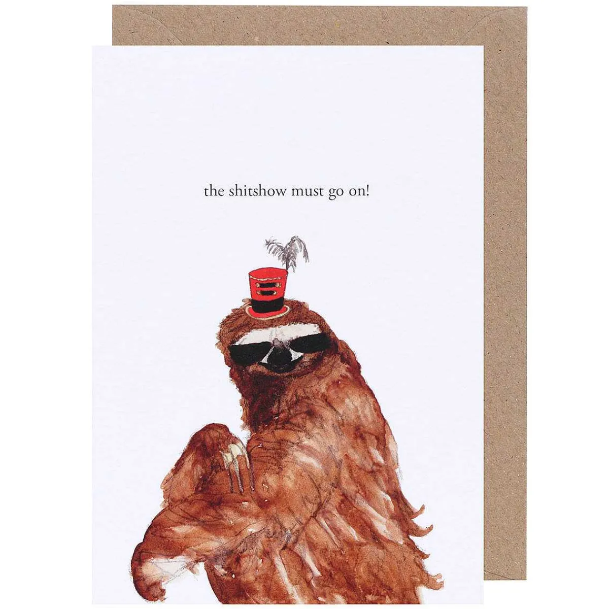 Zeppelinmoon 'shitshow' Greetings Card>Temptation Gifts Online